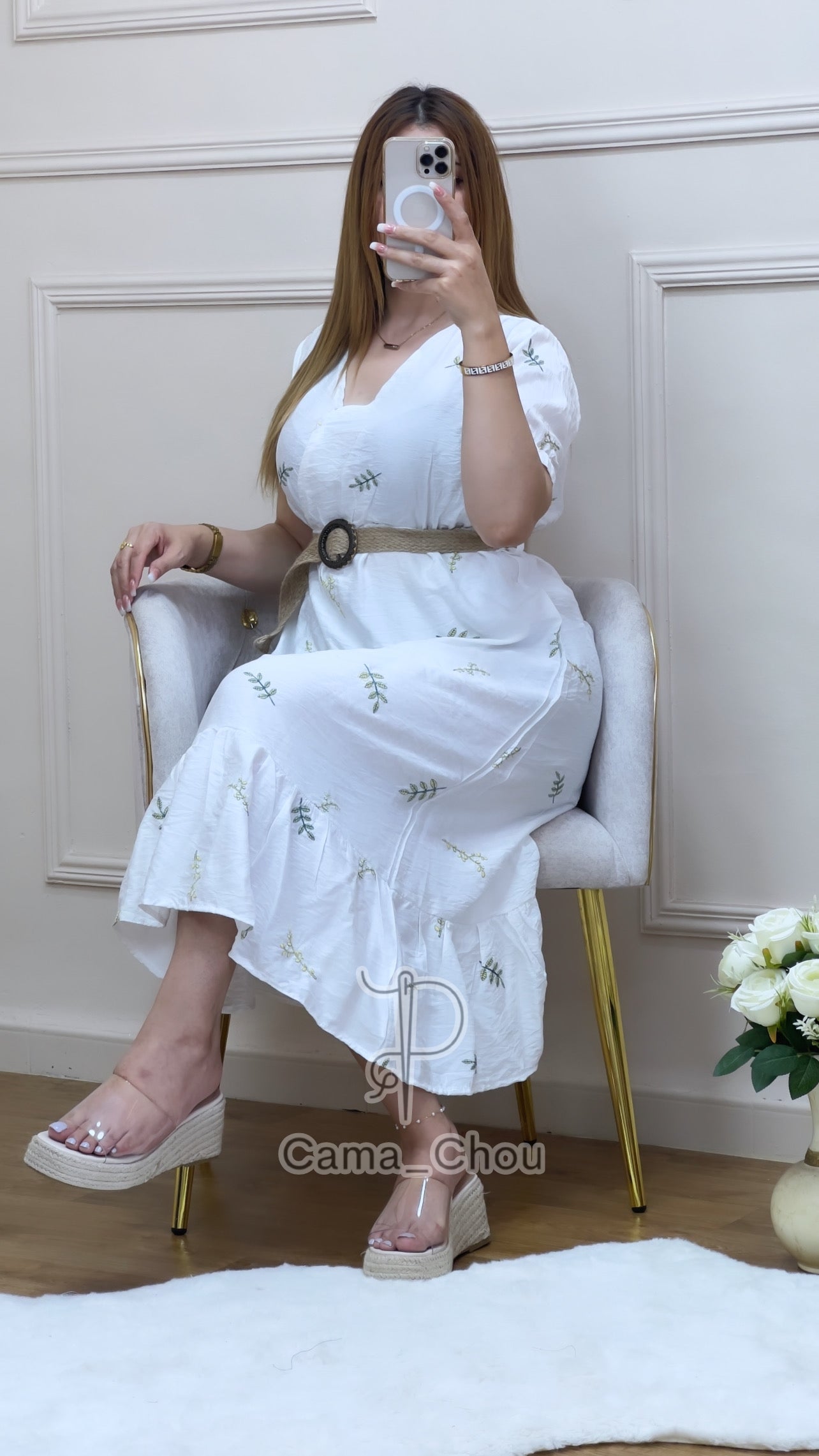 Robe brodée anglaise 🦋