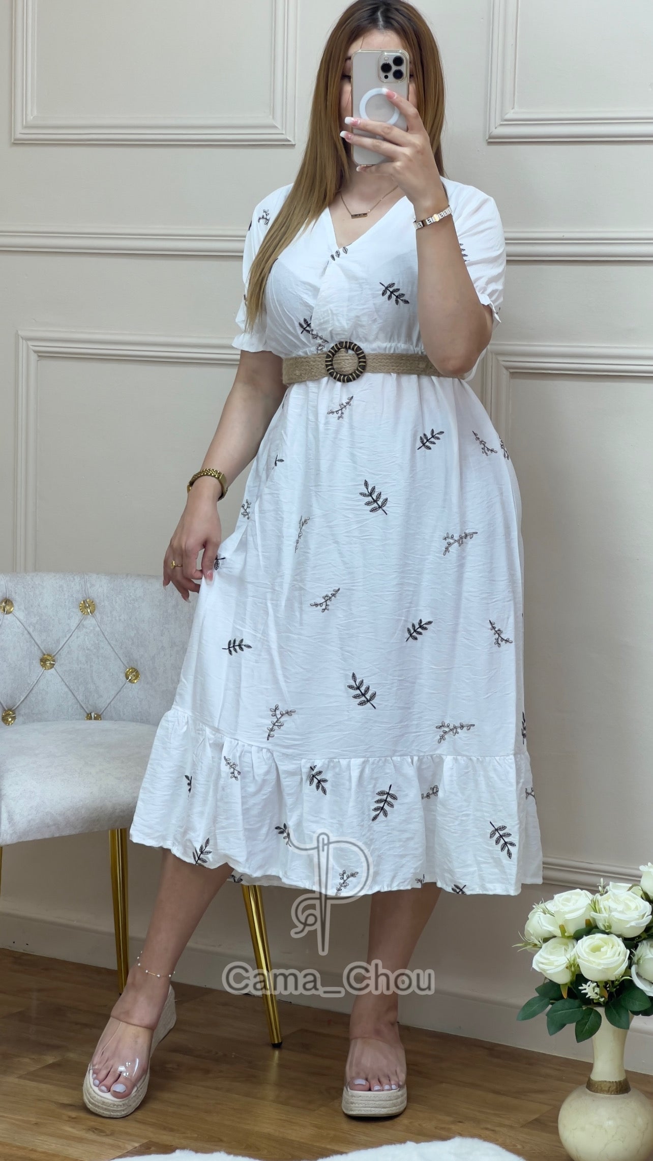 Robe brodée anglaise 🦋