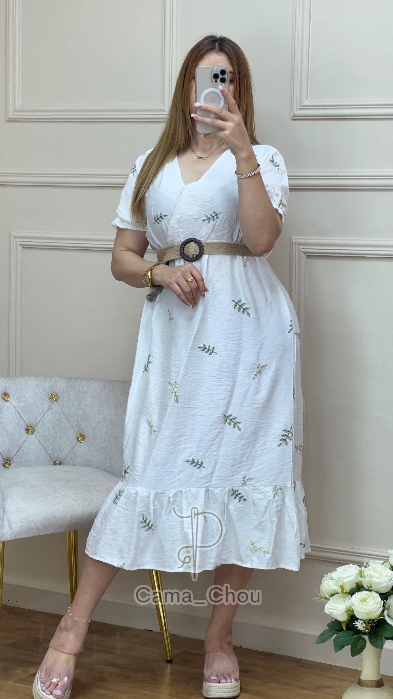 Robe brodée anglaise 🦋