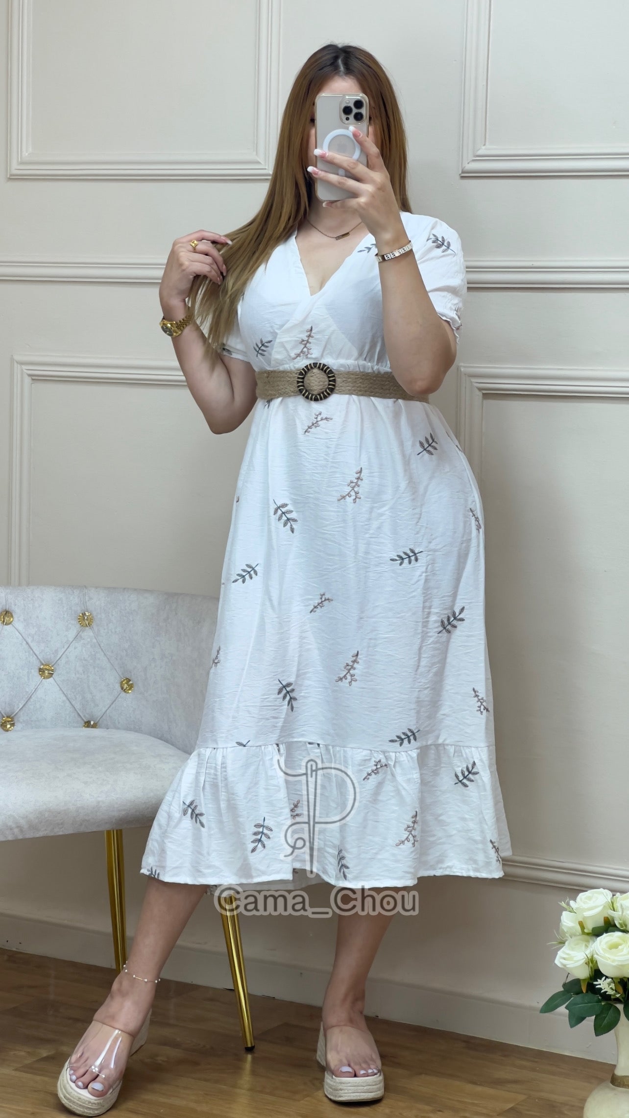 Robe brodée anglaise 🦋