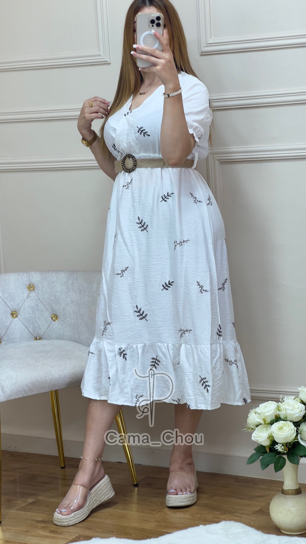 Robe brodée anglaise 🦋